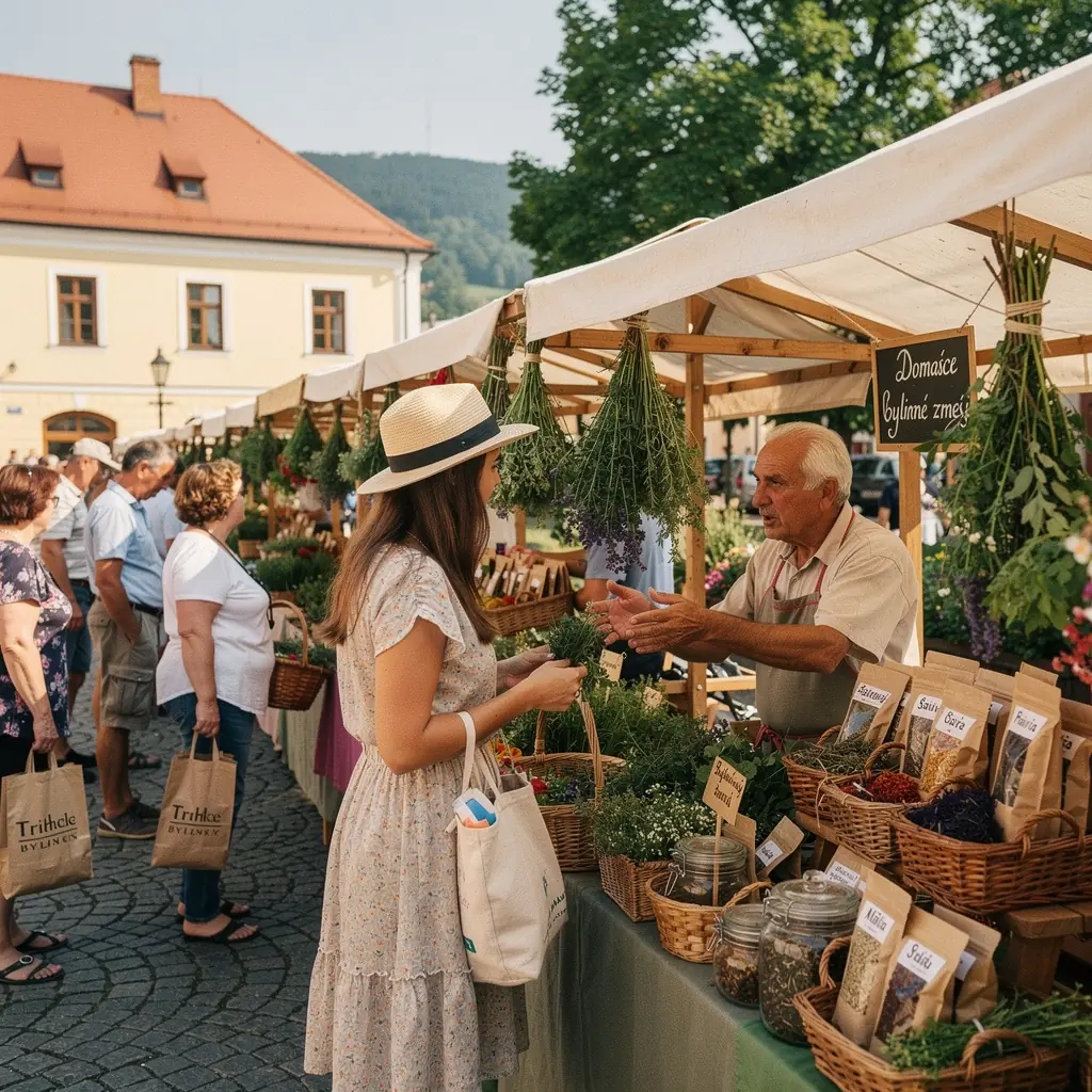 Ruka drží šálku čaju s jemnou parou vystupujúcou z povrchu